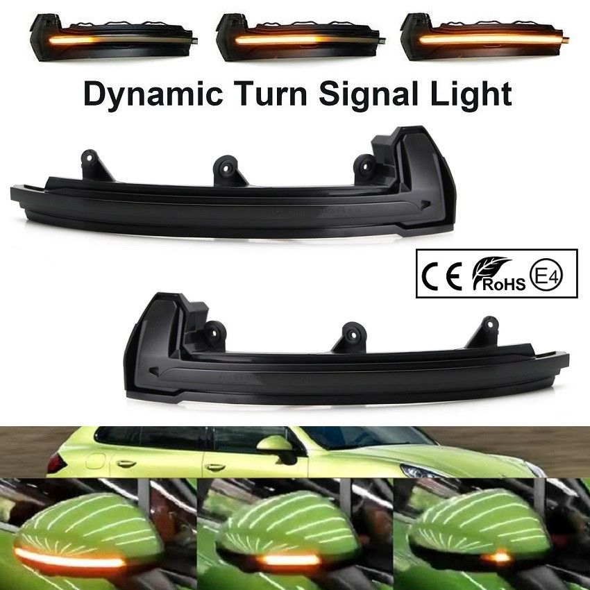 LED BOCNI DYNAMIC MIGAVCI U RETROVIZORU, TIPSKI - PORSCHE - SMOKE LENS 172712 Beograd Zemun